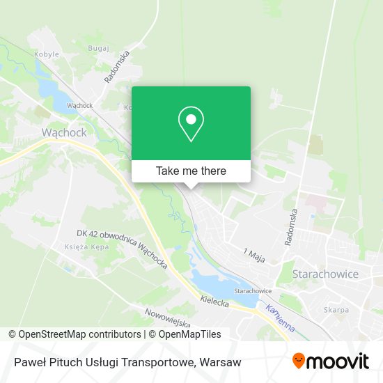 Paweł Pituch Usługi Transportowe map