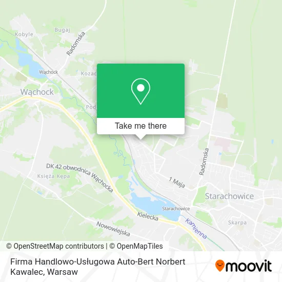 Firma Handlowo-Usługowa Auto-Bert Norbert Kawalec map