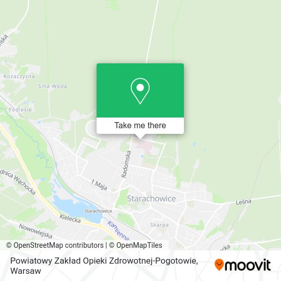 Powiatowy Zakład Opieki Zdrowotnej-Pogotowie map