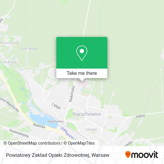 Powiatowy Zakład Opieki Zdrowotnej map