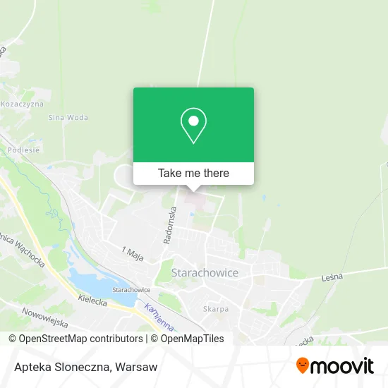 Apteka Sloneczna map
