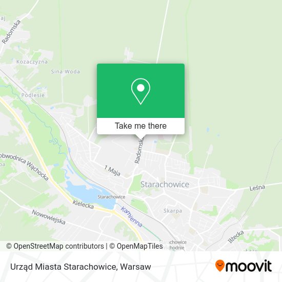 Карта Urząd Miasta Starachowice