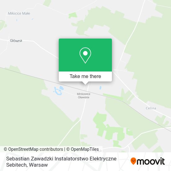 Sebastian Zawadzki Instalatorstwo Elektryczne Sebitech map