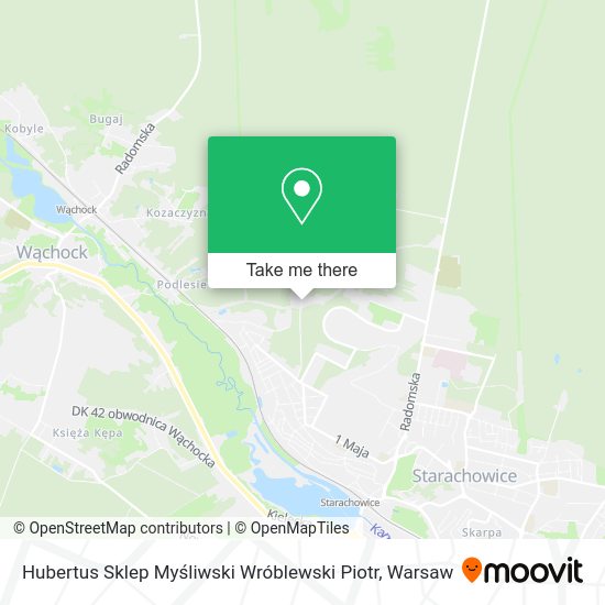 Hubertus Sklep Myśliwski Wróblewski Piotr map