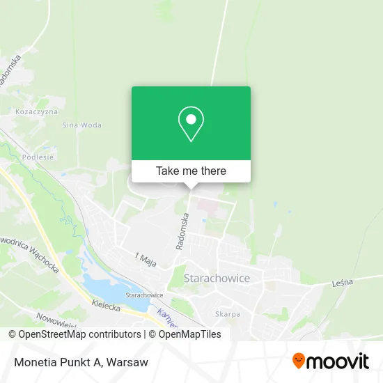 Карта Monetia Punkt A