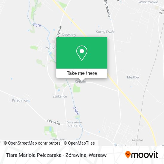 Tiara Mariola Pelczarska - Żórawina map