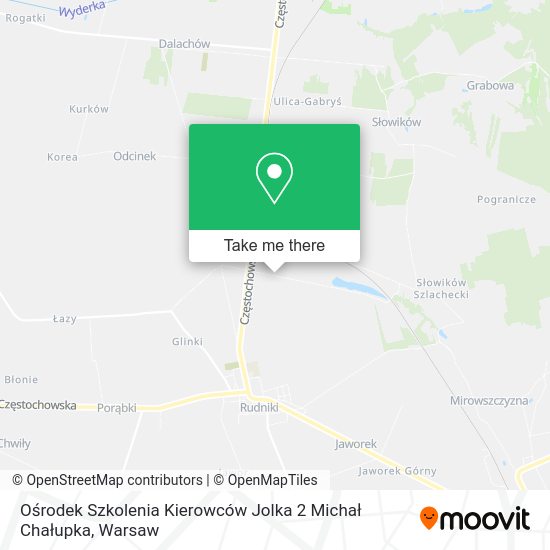 Ośrodek Szkolenia Kierowców Jolka 2 Michał Chałupka map