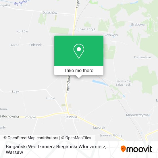 Biegański Włodzimierz Biegański Włodzimierz map