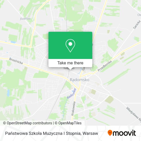 Карта Państwowa Szkoła Muzyczna I Stopnia