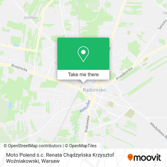 Moto Polend s.c. Renata Chądzyńska Krzysztof Woźniakowski map