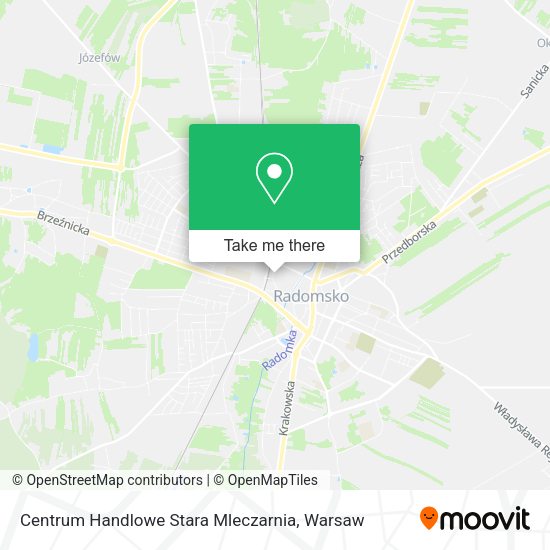 Centrum Handlowe Stara Mleczarnia map