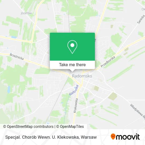 Карта Specjal. Chorób Wewn. U. Klekowska