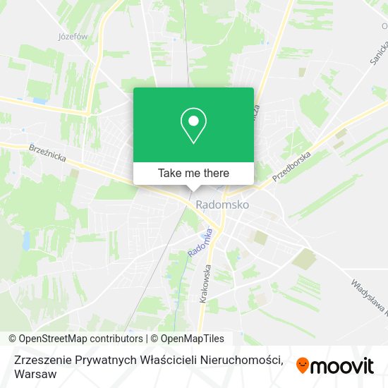 Zrzeszenie Prywatnych Właścicieli Nieruchomości map