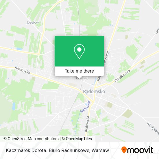 Kaczmarek Dorota. Biuro Rachunkowe map