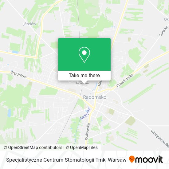 Specjalistyczne Centrum Stomatologii Tmk map