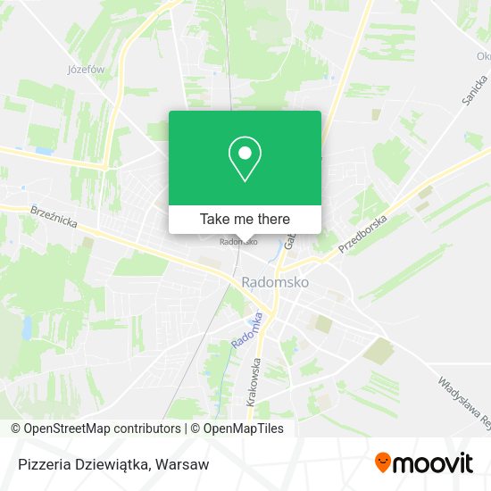 Pizzeria Dziewiątka map