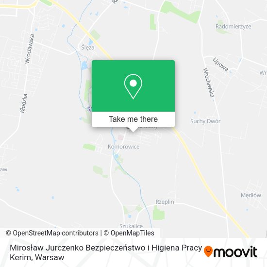 Mirosław Jurczenko Bezpieczeństwo i Higiena Pracy Kerim map