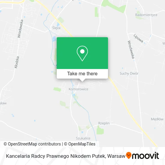 Kancelaria Radcy Prawnego Nikodem Putek map
