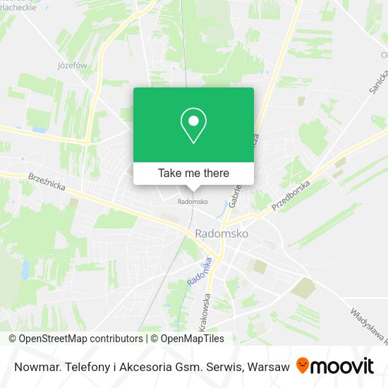 Nowmar. Telefony i Akcesoria Gsm. Serwis map