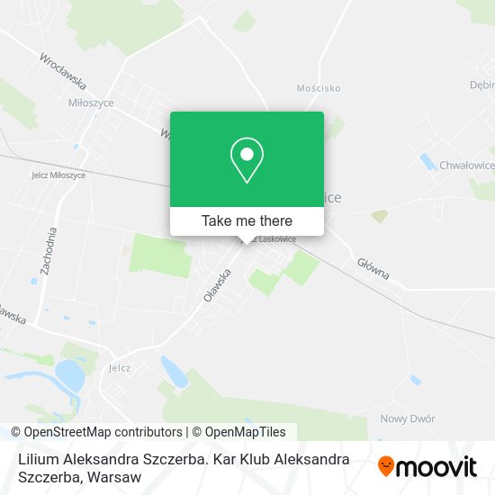 Lilium Aleksandra Szczerba. Kar Klub Aleksandra Szczerba map