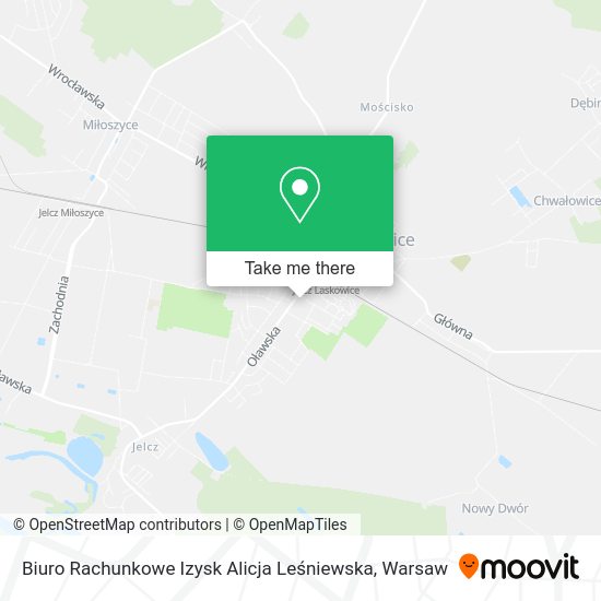 Biuro Rachunkowe Izysk Alicja Leśniewska map