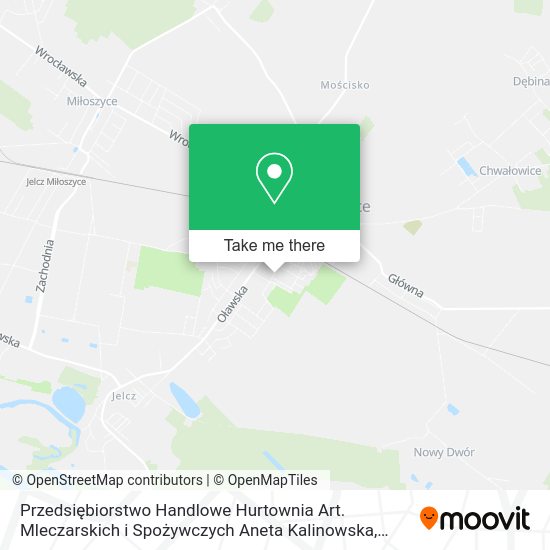 Przedsiębiorstwo Handlowe Hurtownia Art. Mleczarskich i Spożywczych Aneta Kalinowska map