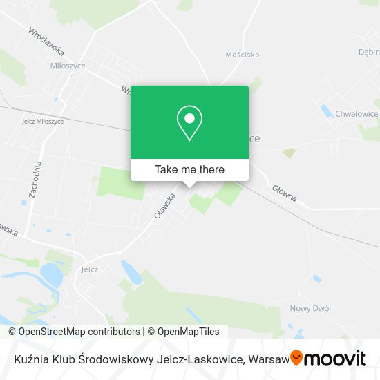 Kuźnia Klub Środowiskowy Jelcz-Laskowice map