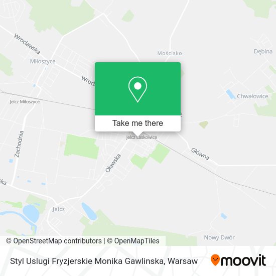 Styl Uslugi Fryzjerskie Monika Gawlinska map