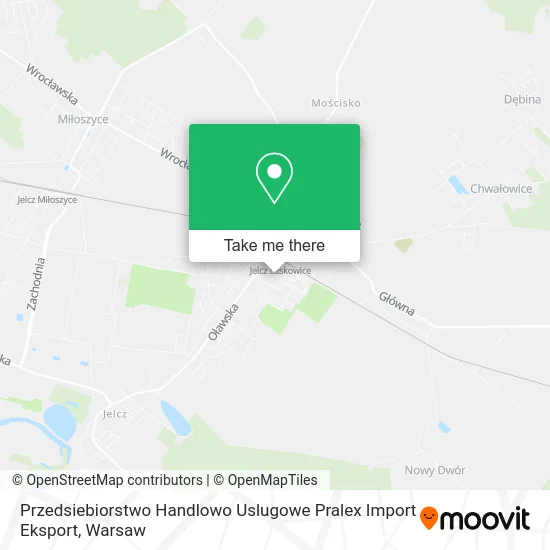 Карта Przedsiebiorstwo Handlowo Uslugowe Pralex Import Eksport