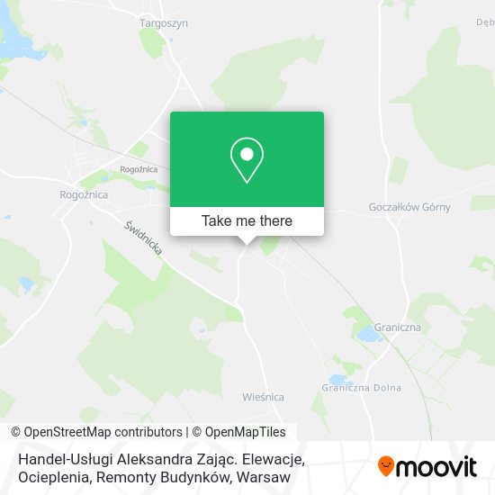 Handel-Usługi Aleksandra Zając. Elewacje, Ocieplenia, Remonty Budynków map