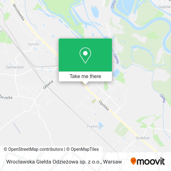 Wrocławska Giełda Odzieżowa sp. z o.o. map