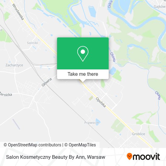 Salon Kosmetyczny Beauty By Ann map