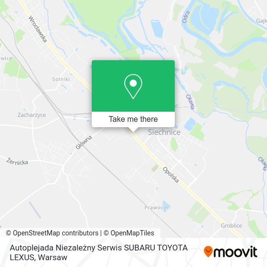 Autoplejada Niezależny Serwis SUBARU TOYOTA LEXUS map