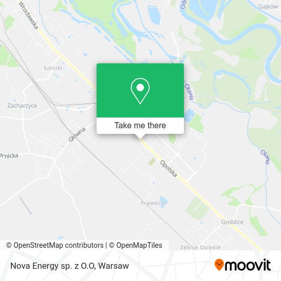 Nova Energy sp. z O.O map