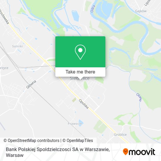 Bank Polskiej Spoldzielczosci SA w Warszawie map