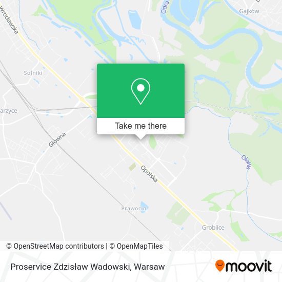 Proservice Zdzisław Wadowski map