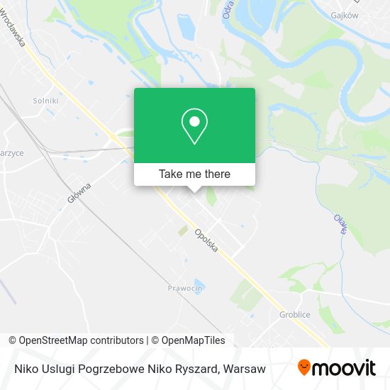 Niko Uslugi Pogrzebowe Niko Ryszard map