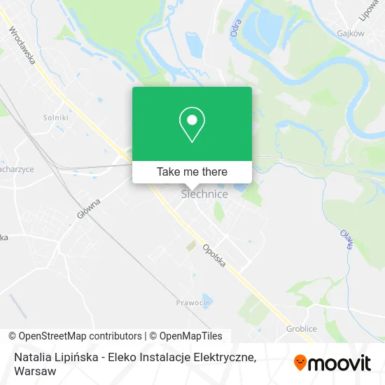 Карта Natalia Lipińska - Eleko Instalacje Elektryczne