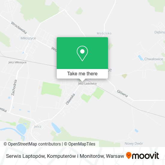 Serwis Laptopów, Komputerów i Monitorów map