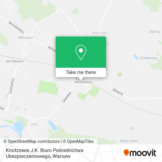 Knotzowie J.K. Biuro Pośrednictwa Ubezpieczeniowego map