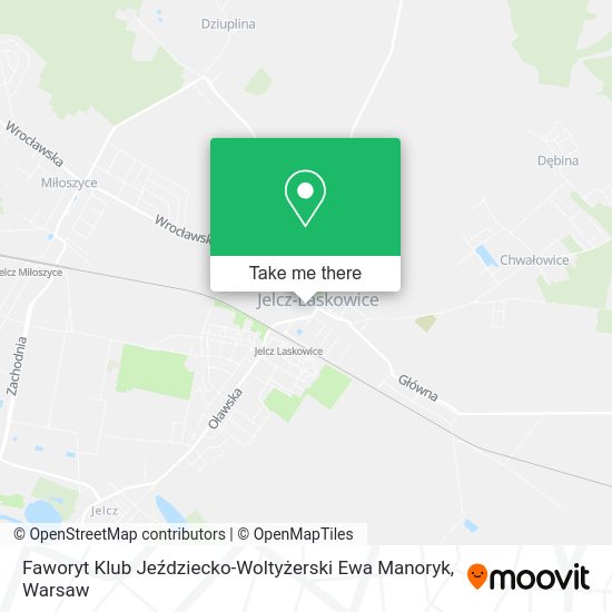 Faworyt Klub Jeździecko-Woltyżerski Ewa Manoryk map