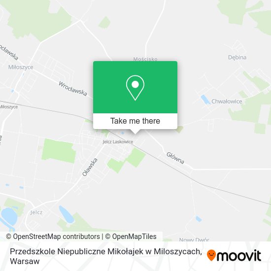 Przedszkole Niepubliczne Mikołajek w Miloszycach map