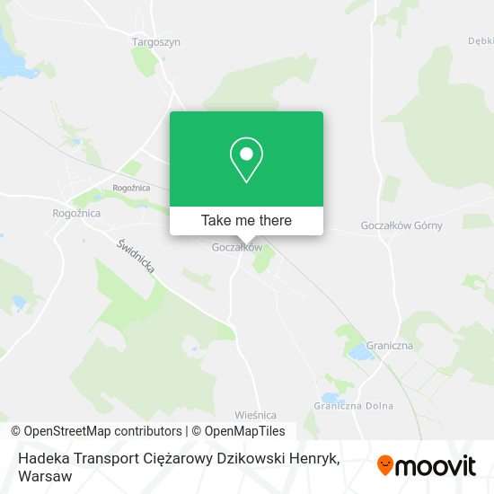 Карта Hadeka Transport Ciężarowy Dzikowski Henryk