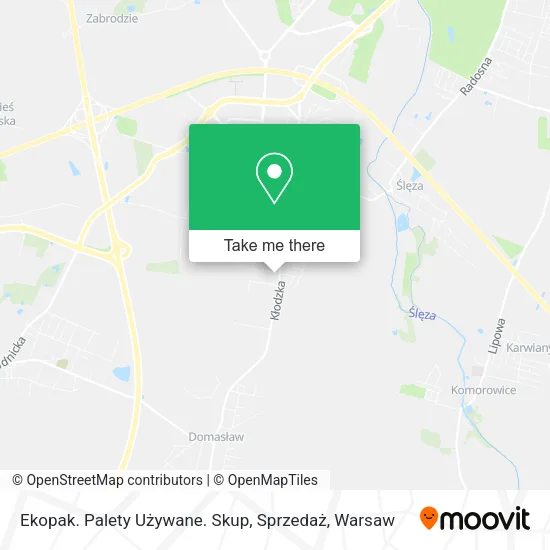 Карта Ekopak. Palety Używane. Skup, Sprzedaż