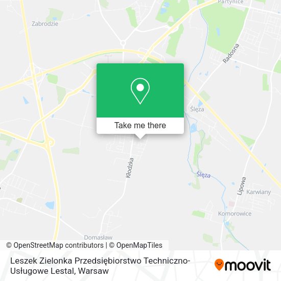 Leszek Zielonka Przedsiębiorstwo Techniczno-Usługowe Lestal map