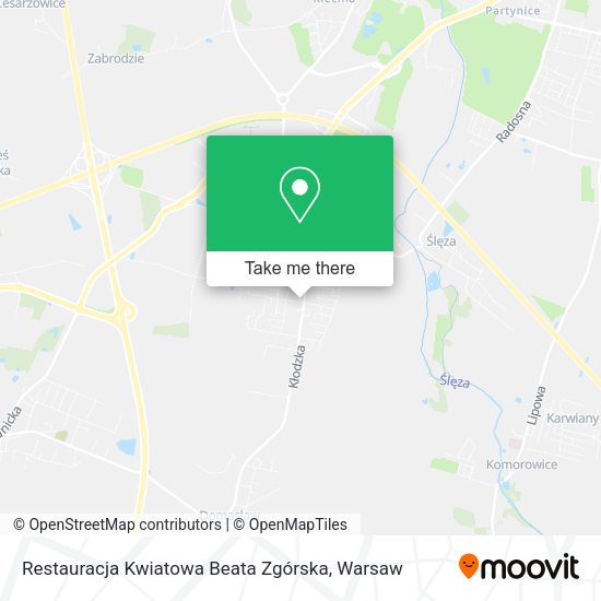 Карта Restauracja Kwiatowa Beata Zgórska