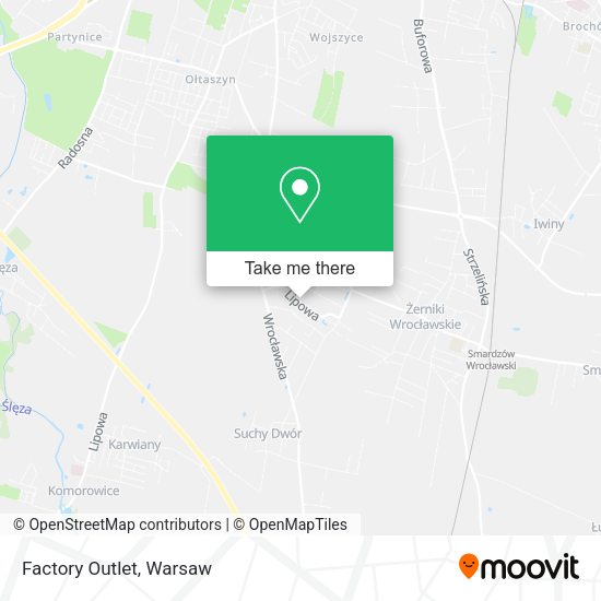 Factory Outlet map