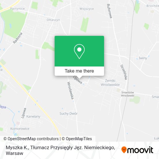 Myszka K., Tłumacz Przysięgły Jęz. Niemieckiego map