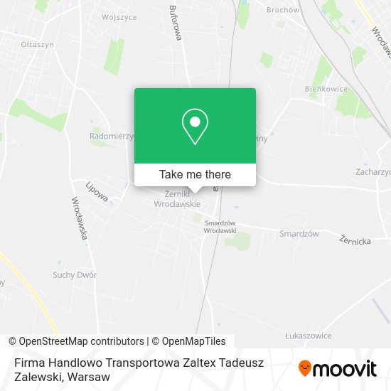 Firma Handlowo Transportowa Zaltex Tadeusz Zalewski map