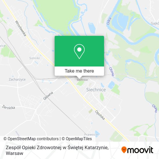 Zespół Opieki Zdrowotnej w Świętej Katarzynie map